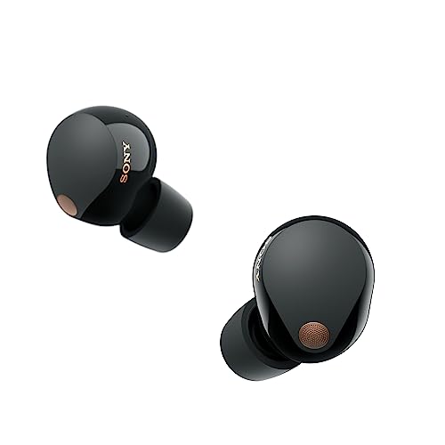 Sony WF-1000XM5 Wireless The Best Noise Cancelling Earbuds, Bluetooth, in-Ear Headphones with Microphone, Up to 36 Hours Battery Life and Quick Charge, Works with iOS & Android, Multi-Point - Black