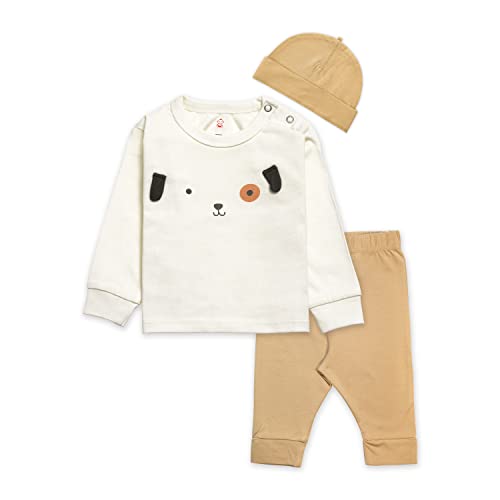 Ariel Cotton Clothing Sets for Boys & Girls - Unisex Clothing Sets Full Sleeve T-Shirt Pant & Cap