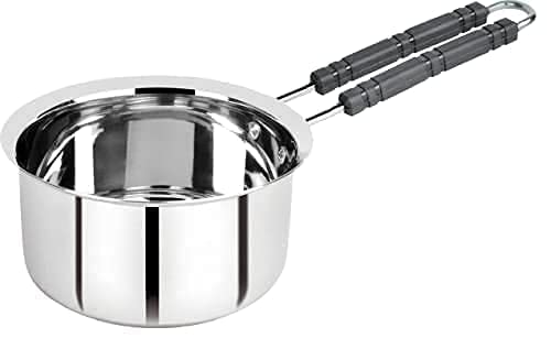 Kanshita's Rasoiware Heavy Gauge Stainless Steel Saucepan/Tea Pan, Induction Cookware 750 ml