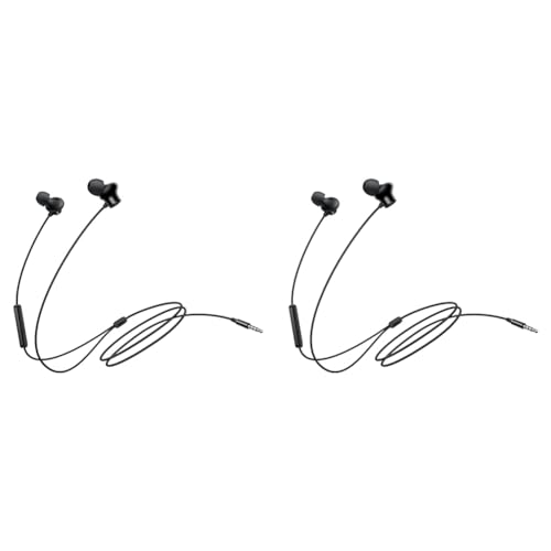 OnePlus Nord Wired Earphones with mic, 3.5mm Audio Jack, Enhanced bass with 9.2mm Dynamic Drivers, in-Ear Wired Earphone - Black@INR 599 with Bank Offer (Pack of 2)