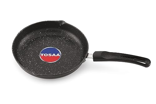 TOSAA Non Stick Diecast Mini Pan 17Cm,Black