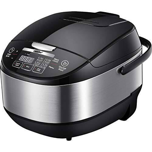 11-in-1 Multi Function Programmable 20 Cups Cooked Slow Rice Cooker and Warmer, 5L By Comfee
