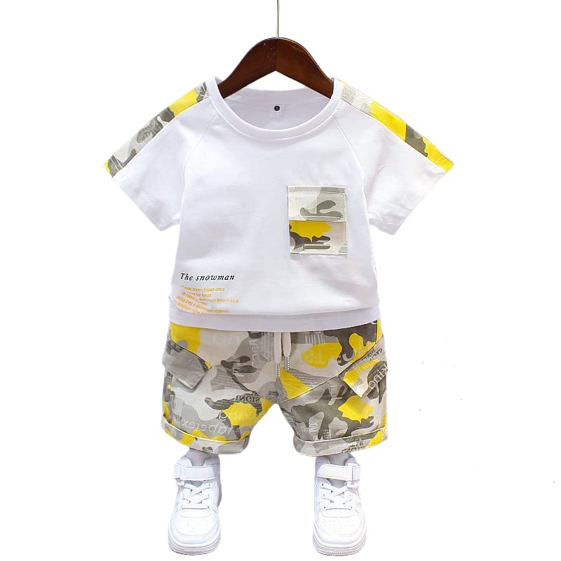 Googo Gaaga Boy's Cotton T-Shirt With Shorts
