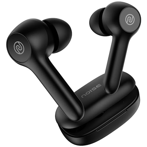 Noise Buds VS201 V3 in-Ear Truly Wireless Earbuds with 60H of Playtime, Dual Equalizer, Full Touch Control, Mic, BTv5.1 (Matte Black)