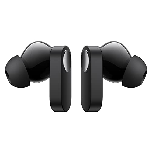 Oneplus Nord Buds True Wireless in Ear Earbuds with Mic, 12.4mm Titanium Drivers, Playback:Up to 30hr case, 4-Mic Design + AI Noise Cancellation, IP55 Rating, Fast Charging (Black Slate)