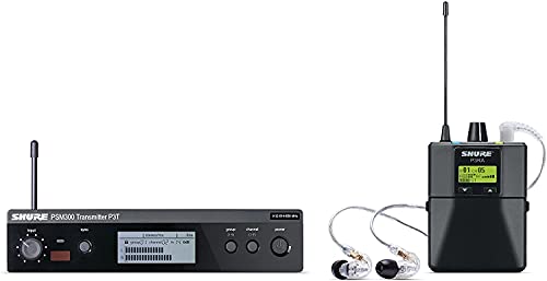 Shure P3TRA215CL PSM300 Wireless Stereo Personal Monitor System with SE215-CL Earphones, G20