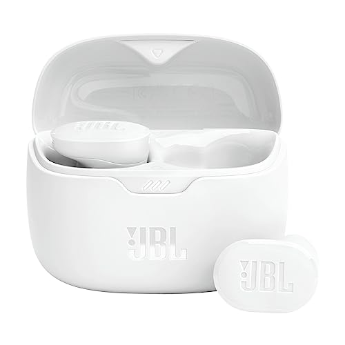 JBL Tune Buds In Ear Wireless TWS Earbuds with Mic, ANC Earbuds, Customized Extra Bass with Headphones App, 48 Hrs Battery, Quick Charge, 4-Mics, IP54, Ambient Aware & Talk-Thru, Bluetooth 5.3 (White)