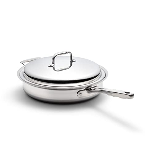 360 Cookware Stainless Steel Saute Pan, 3.5-Quart