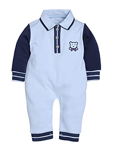 BABY GO 3-6M/6-9M-9-12M Full Sleeve 100% Soft Cotton Romper/jumpsuit/Sleepsuit/Nightsuit/Infant Wear/Clothes for Baby Boys
