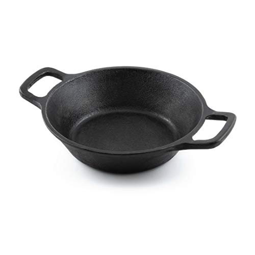 Bhagya Cast Iron Cookware Pre-Seasoned Mini Skillet/Fry Pan (8 inches Looped)