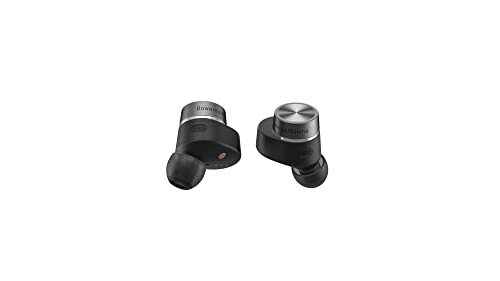 Bowers & Wilkins Pi7 S2 (Model Year 2023) Wireless True Wireless Noise Cancelling Headphones with Bluetooth, aptX, Active Noise Cancellation (ANC) and Integrated Microphones // Satin Black