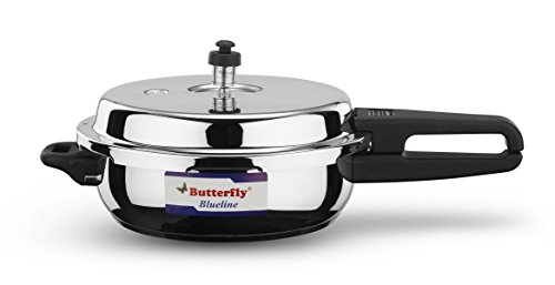 Butterfly Blue Line Stainless Steel Sr. Pan, 4.5 Litre, Outer Lid