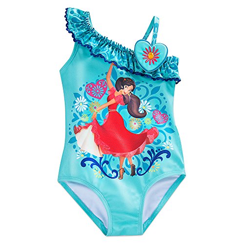 Disney Disney Elena of Avalor Swimsuit for Girls Size 5/6 Blue