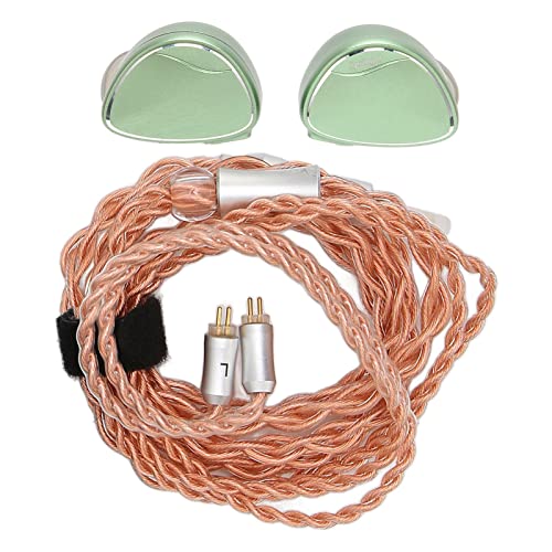 Ear Monitor, 0.78mm 2 Pin 7-40KHz Spring2 Metal IEM Monitor Earphone for Noise Isolation