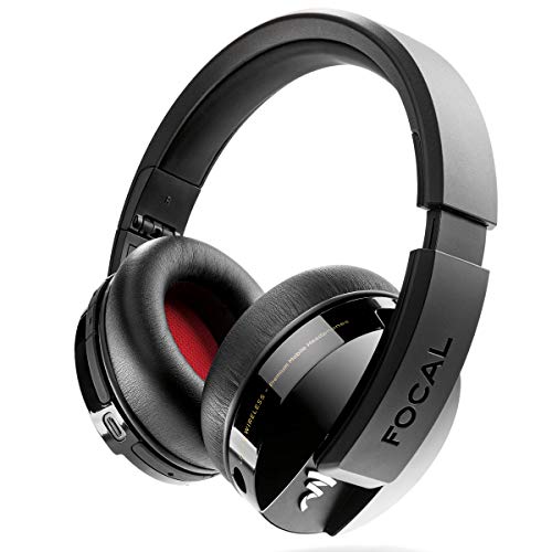 Focal LISTENWLC Wireless Bluetooth Over the Ear Headphone with Mic (Black)