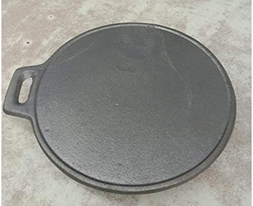 Ganapathi Martin - Cast Iron Tawa Dosa/Dosa Kallu 11 Inch Pre-Seasoned/Cast Iron Dosa Tawa Pre Seasoned - Cast Iron Tawas/Induction Base/Non Stick Dosa Tawa | Dosa Tawa | Deep Frying