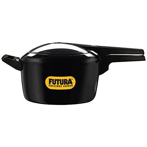 Hawkins Futura Hard Anodised Outer Lid Pressure Cooker, Black, 5 Litre (F10)