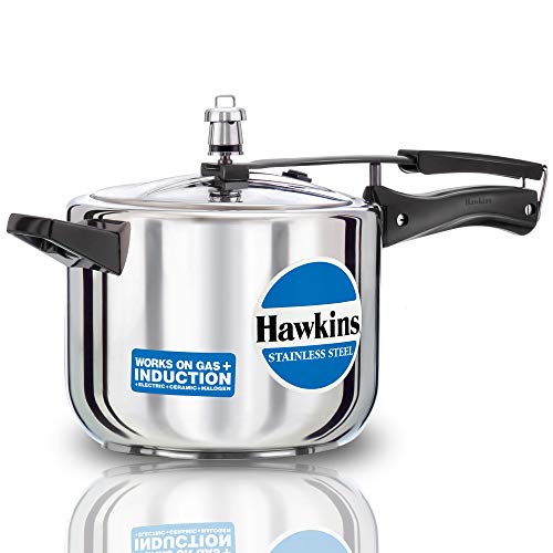 Hawkins Stainless Steel Pressure Cooker (5 Litres)