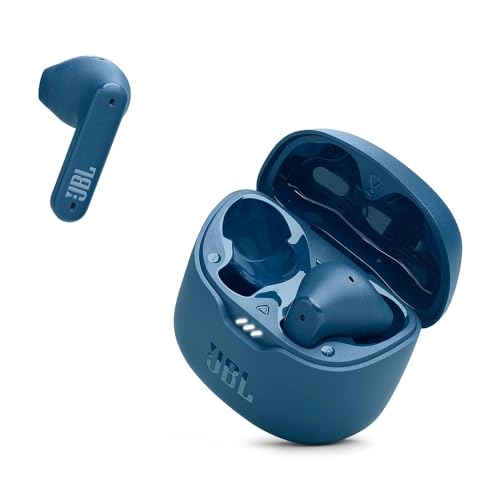 JBL Tune Flex in Ear Wireless TWS Earbuds with Mic, ANC Earbuds, Customized Extra Bass with Headphones App, 32 Hrs Battery, 4-Mics, IPX4, Ambient Aware, Bluetooth 5.2 (Blue)