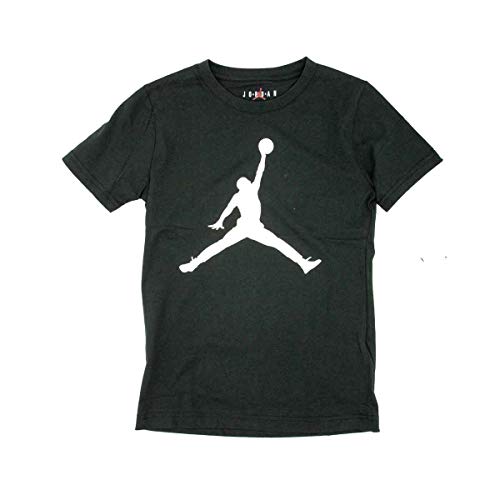 Jordan Boy's Plain Regular Fit T-Shirt (952423-023_Black M | 10-12 Years)