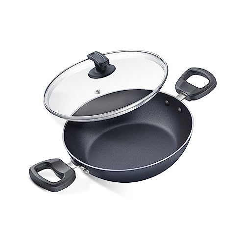 Judge by Prestige Everyday Kadhai 20 cm Diameter with Lid 1.3 L Capacity (Aluminium, Non-Stick)