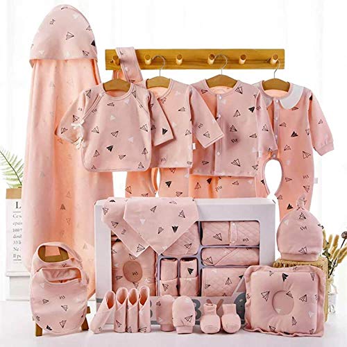 Little Surprise Box - 21 pcs Newly Born Baby Girl/Boy Gift Hamper (Peach) 0-6 months