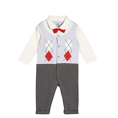 MINI KLUB Baby Boys Regular Fit Full Sleeve Romper
