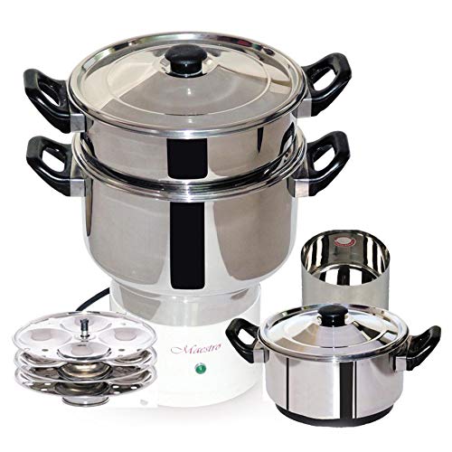 Maestro Electric Steam Cooker,Multipurpose Food Steamer Model MC3 - 600W 230V