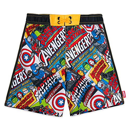 Marvel-Avengers Swim Trunks for Boys, Size 5/6