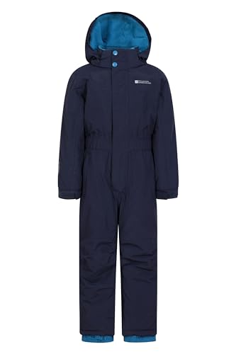 Mountain Warehouse Cloud All In 1 Kids Snowsuit - Waterproof Rainsuit Navy 5-6 years