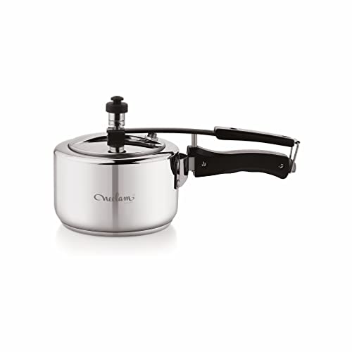 Neelam Stainless Steel Neo Pressure Cooker -2 Litre, Inner Lid (Induction Friendly)