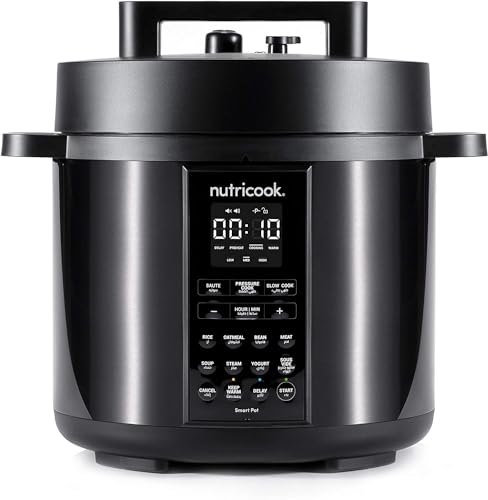 Nutricook Smart Pot 8 Litre 9-In-1 Instant Programmable Electric Pressure Cooker