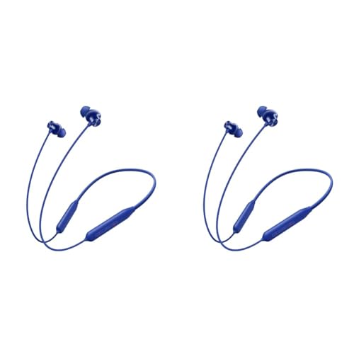 OnePlus Bullets Z2 Bluetooth Wireless in Ear Earphones with Mic, Bombastic Bass - 12.4 Mm Drivers, 10 Mins Charge - 20 Hrs Music, 30 Hrs Battery Life (Beam Blue)@INR 1349 with Bank Offer (Pack of 2)