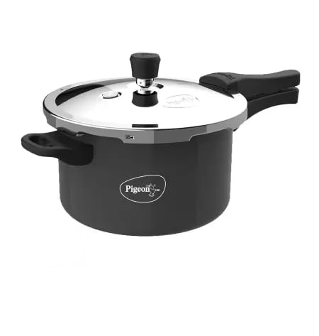 Pigeon Hard Anodised Pressure Cooker Titan 2.5 L with Induction Bottom