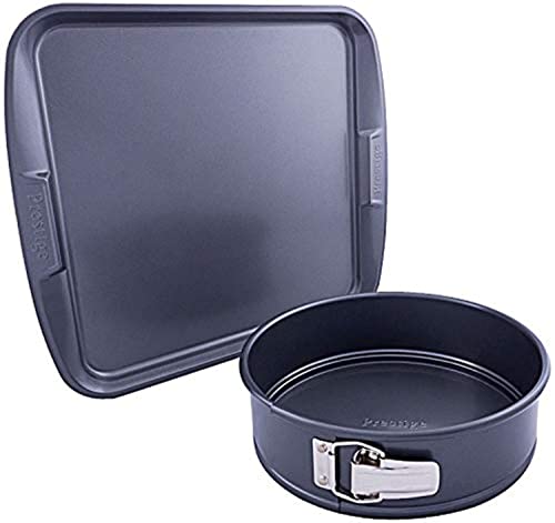 Prestige Aluminum Twin Pack Bakeware Set of 2-Piece, Gray