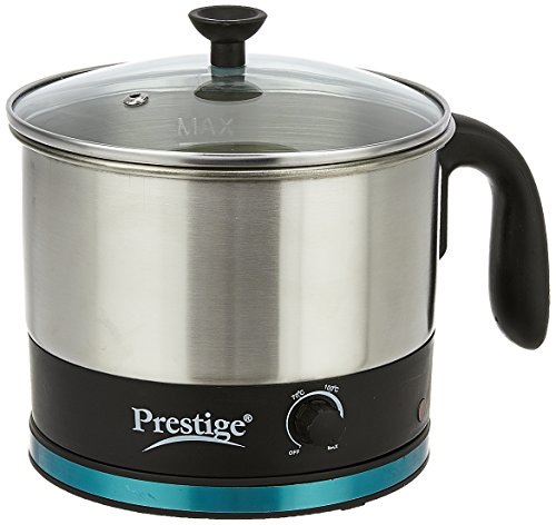 Prestige PMC 1.0 (600 Watt) Stainless Steel Multi Cooker with Concealed Base, Outer Lid