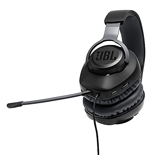 (Refurbished) JBL Free WFH by Harman Wired Over the Ear Headphone with Mic (Black)