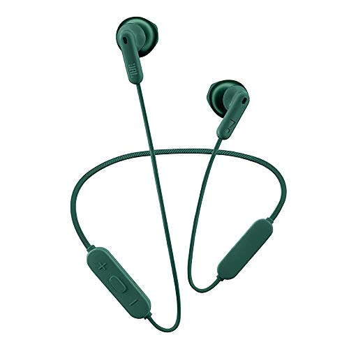 (Refurbished) JBL Tune 215BT in-Ear Wireless Bluetooth Headphones with Mic, 16 Hours Playtime, Deep Bass, Quick Charge, Multi-Point Connection and Tangle Free Cable (Green)