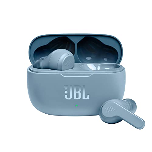 (Refurbished) JBL Wave 200 True Wireless Earbuds with Mic, 20 Hours Playtime, JBL Deep Bass Sound, Dual Connect Technology, Quick Charge, Comfort Fit Ergonomic Design, Voice Assistant Support for Mobiles (Blue)