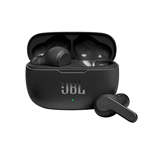 (Refurbished) JBL Wave 200 True Wireless In ear Earbuds with Mic, 20 Hours Playtime, Deep Bass Sound, Dual Connect Technology, Quick Charge, Comfort Fit Ergonomic Design, Voice Asst Support (Black)
