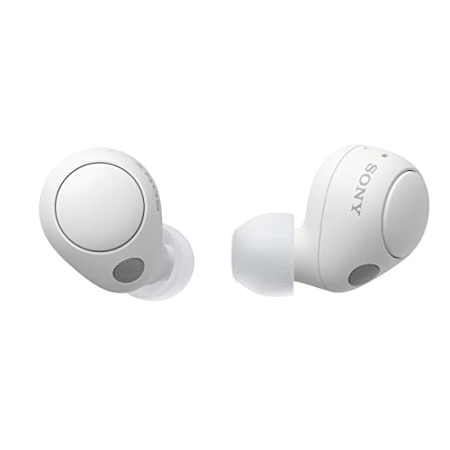 (Refurbished) Sony WF-C700N Bluetooth Truly Wireless Noise Cancellation in Ear Earbuds, 360 RA, Multipoint Connection, 10 mins Super Quick Charge, 20hrs Batt Life, IPX4 Ratings, Fast Pair, App Support-White