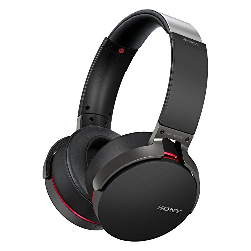 (Renewed) Sony MDR-XB950B1 Wireless Bluetooth On Ear Headphone with Mic (Black)