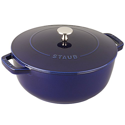 Staub Cast Iron 3.75-qt Essential French Oven (Dark Blue)