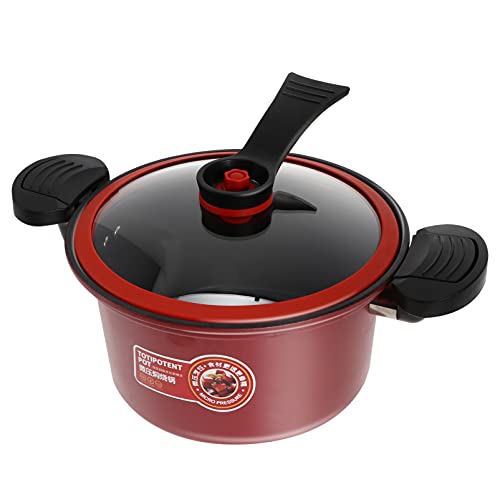 UPKOCH 3. 5L Pressure Cooker Stovetop Cookware Induction Rice Soup Cooker Steamer Saucepan Iron Pressure Pan Kitchen Gadgets