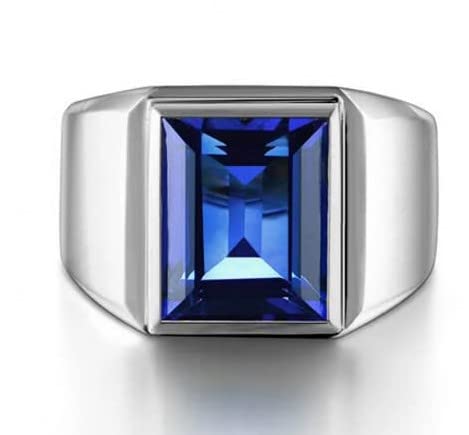 USPTO Natural Blue Sapphire Ring Original Certified by IGL Lab Best Rashi Ratan Neelam Ratn Ki Anguthi Premium नीलमणि स्टोन नीलम रत्न ओरिजिनल रिंग AA++ Quality इंद्रनीलम स्टोन Angoothee for Men Women