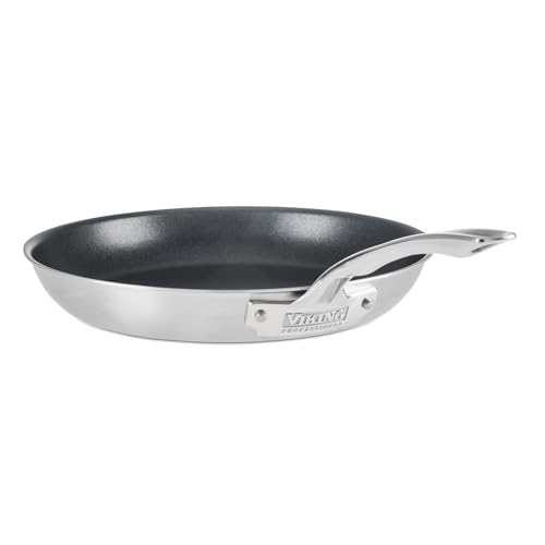 VIKING Culinary Professional 5-Ply Nonstick Fry Pan, 12 inch, Dishwasher, Oven Safe, Works on All Cooktops including Induction