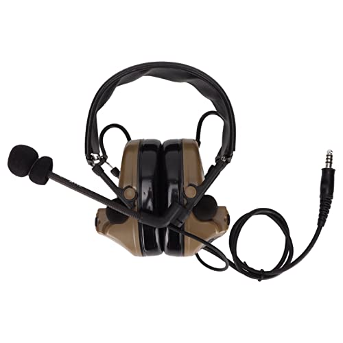 Wedinard U94 PTT Portable Noise Canceling Wired Headphones for for T80 for 6200C Brown