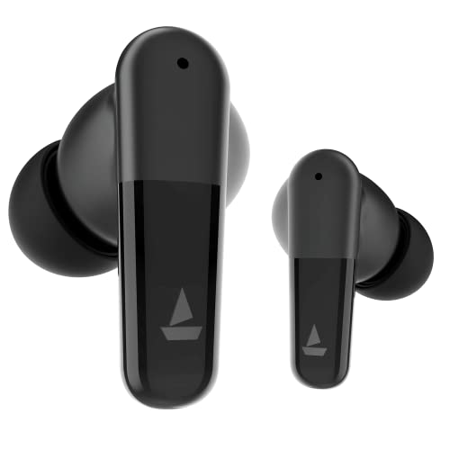 boAt Airdopes 172 True Wireless in Ear Earbuds with Enx Tech, Beast Mode, 35H Playtime, 11mm Drivers, ASAP Charge, IPX4, IWP, Touch Controls(Stunning Black)