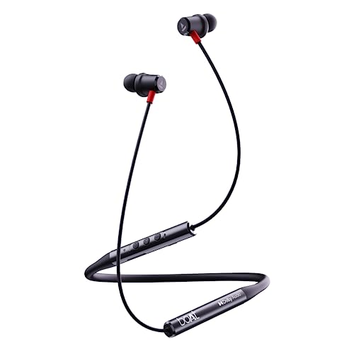 (Refurbished) boAt Nirvana 525 ANC Bluetooth Neckband with Surround Sound by Dolby Audio, Adaptive EQ, Active Noise Cancellation, ENx Technology, 30 HRS Playback and ASAP Charge(Space Black)