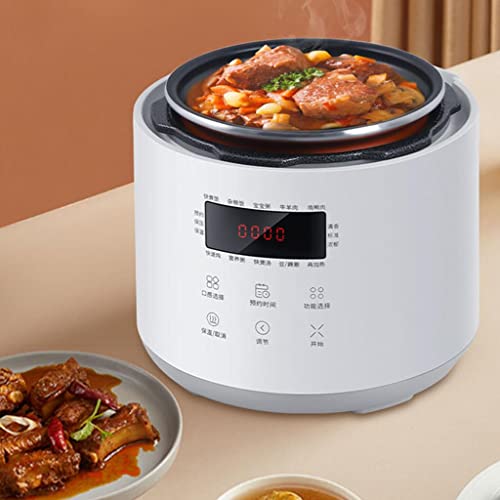 CALANDIS Electric Rice Cooker Steaming Stewing Steamer Pot For 1-2 People Uk Adaptor